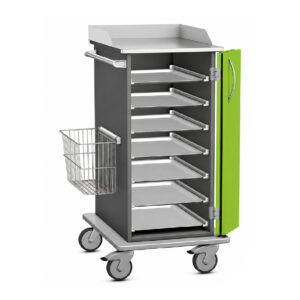 Coche Térmico Transportador de Alimentos de 12 Contenedores