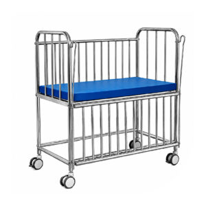 Cuna Metálica Rodable para Lactantes