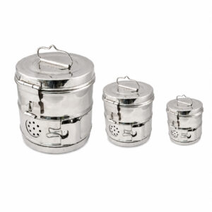 Set de Tambores de Acero Inoxidable